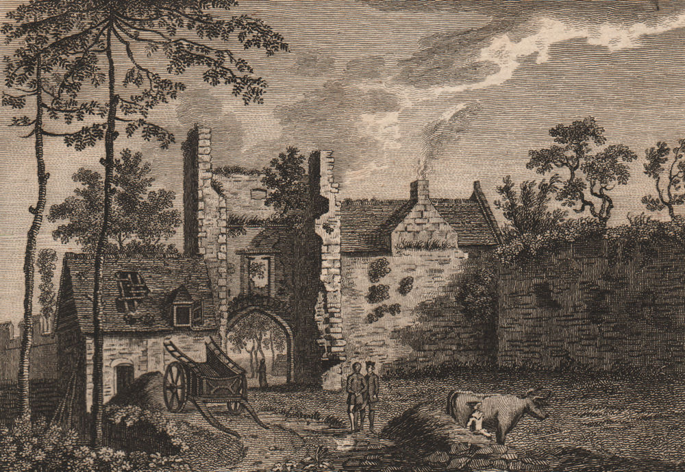 Associate Product FARLEIGH HUNGERFORD CASTLE. 'Farley Castle, Somersetshire'. Plate 1. GROSE 1776