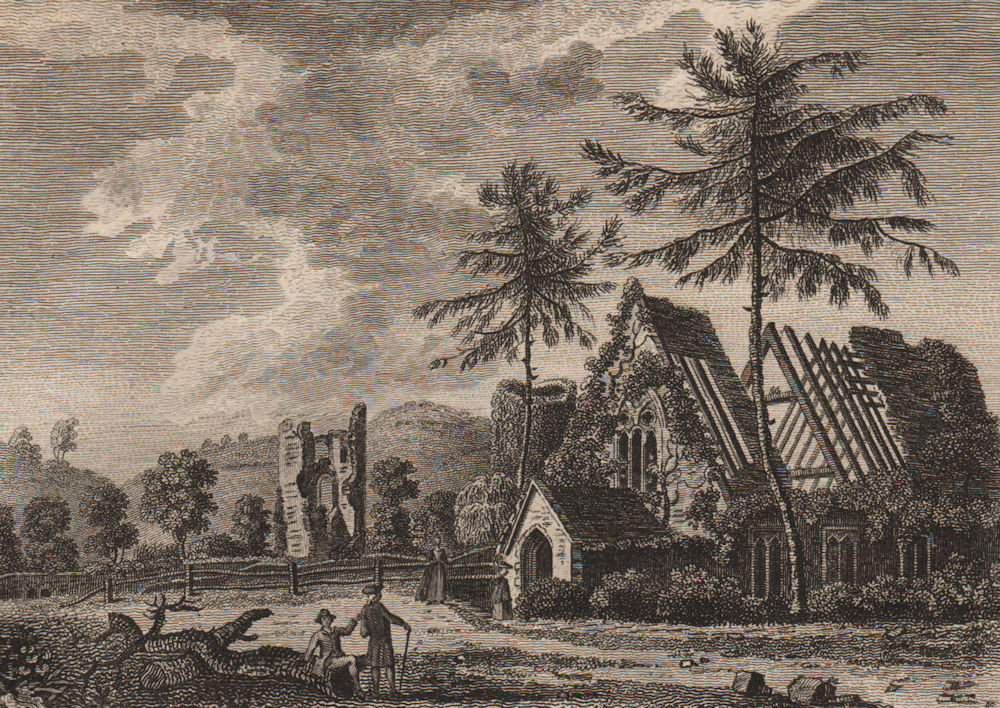 Associate Product FARLEIGH HUNGERFORD CASTLE. 'The Chapel in Farley Castle', Somerset. GROSE 1776
