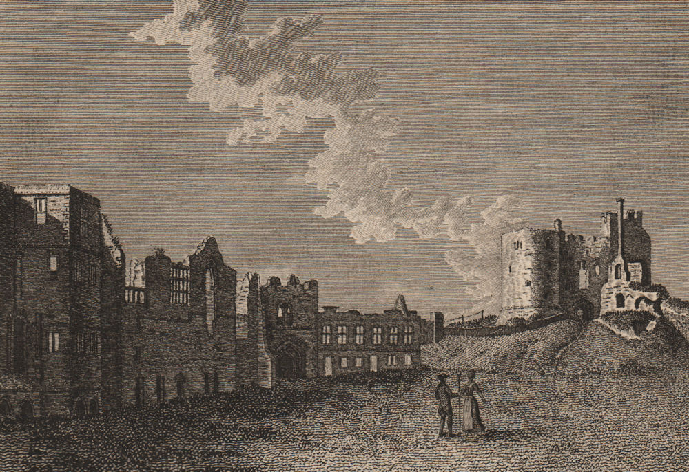 Associate Product DUDLEY CASTLE, Staffordshire. Plate 1. GROSE 1776 old antique print picture