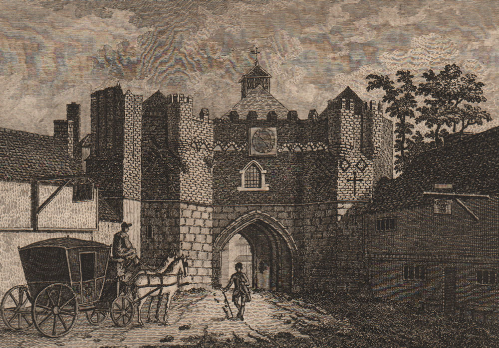 IPSWICH. St. Matthew's or the West Gate. Suffolk. GROSE 1776 old antique print