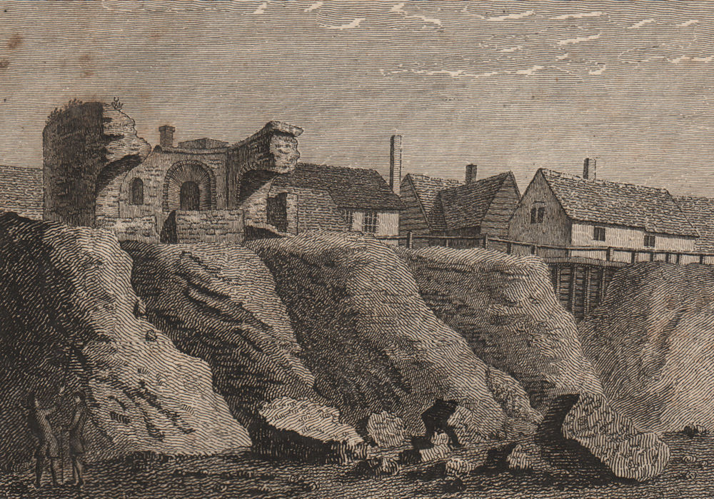 Associate Product BRIGHTON. 'The Block-House at Brighthelmstone, Sussex'. GROSE 1776 old print