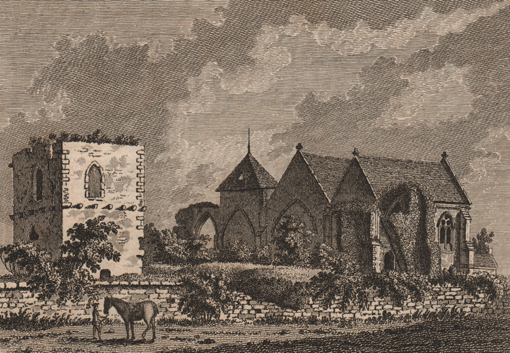 Associate Product WINCHELSEA CHURCH, Sussex. GROSE 1776 old antique vintage print picture