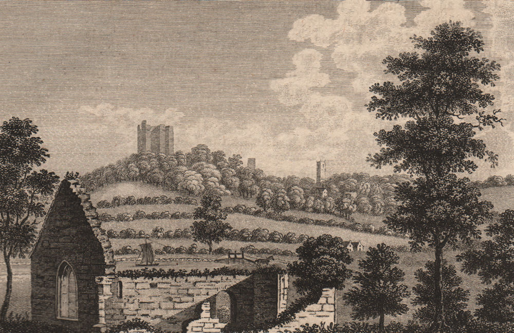 CONISBROUGH CASTLE, Yorkshire. 'Coningsburgh Castle, Yorkshire '. GROSE 1776