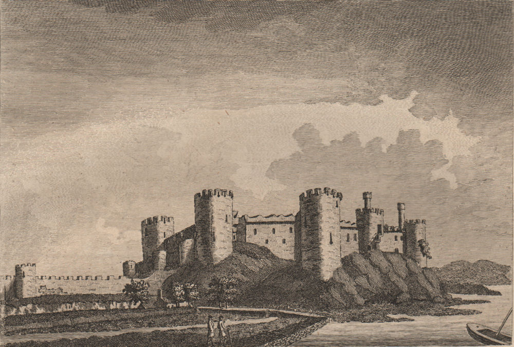 Associate Product ABERCONWAY CASTLE, in Caernarvonshire, Wales. Aberconwy. GROSE 1776 old print