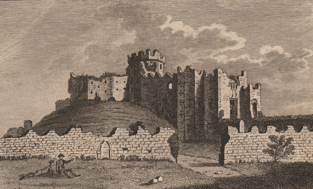 Associate Product CARDIFF CASTLE. The Keep. Glamorganshire, Wales. GROSE 1776 old antique print