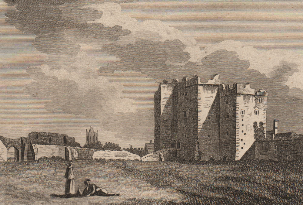 Associate Product CARDIFF CASTLE. The Tower. Glamorganshire, Wales. GROSE 1776 old antique print