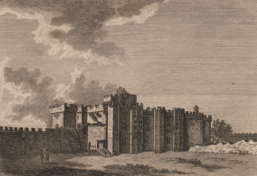 Associate Product CARDIFF, or, Caertoph Castle, Glamorganshire, Wales. GROSE 1776 old print