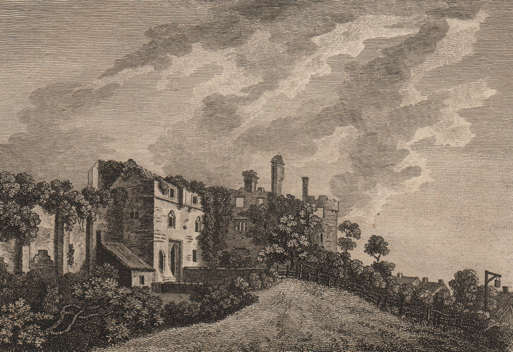 Associate Product COITY CASTLE, Glamorganshire, Wales. GROSE 1776 old antique print picture