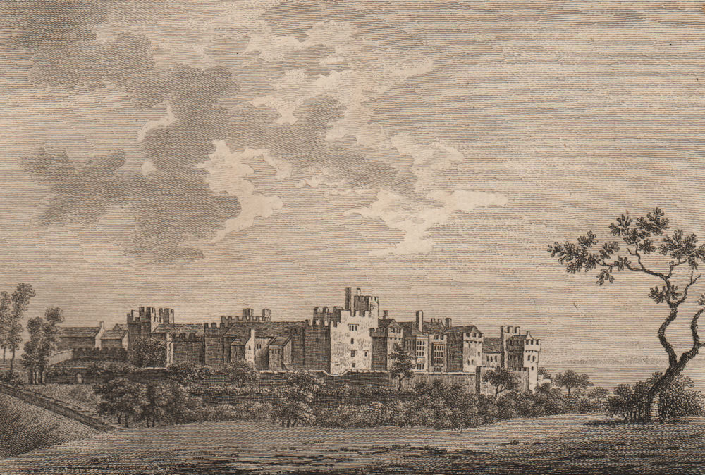 Associate Product ST. DONATS or St. Denwits Castle, Glamorganshire, Wales. Plate 2. GROSE 1776