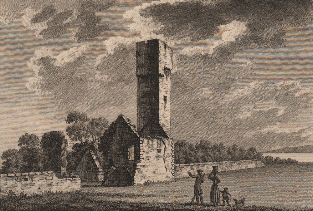 Associate Product ST. DONAT'S CASTLE. The Watch Tower. Glamorganshire, Wales. GROSE 1776 print