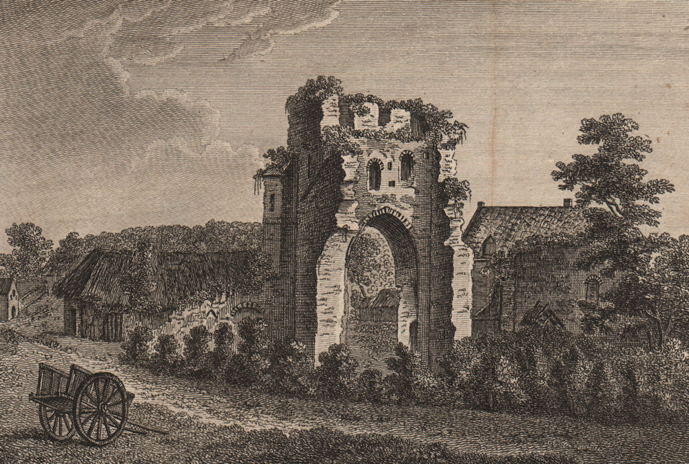 Associate Product HUBBERSTON PRIORY, Pembrokeshire. 'Hubberstone priory'. GROSE 1776 old print