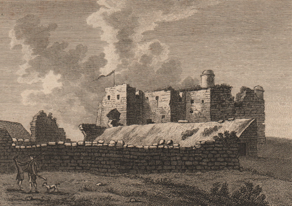 Associate Product THE CASTLE IN THE ISLE OF LUNDY Plate 2, Devon. GROSE 1776 old antique print