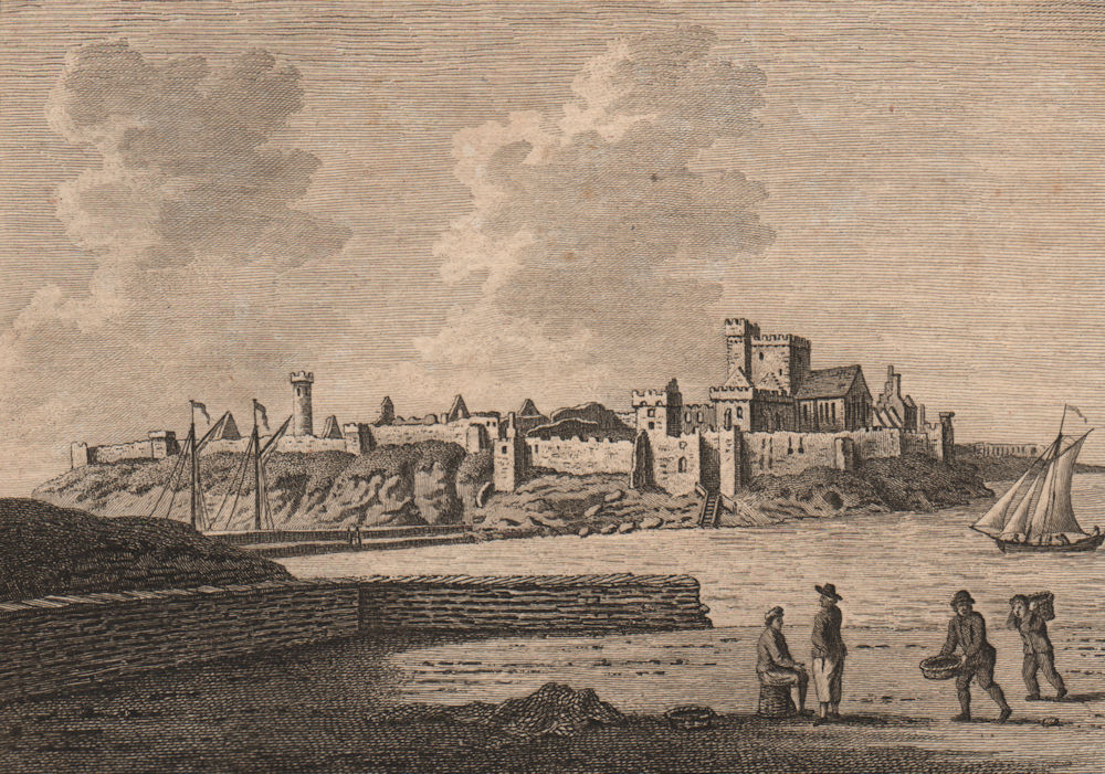 Associate Product PEEL CASTLE, Isle of Man. 'Peele Castle'. GROSE 1776 old antique print picture