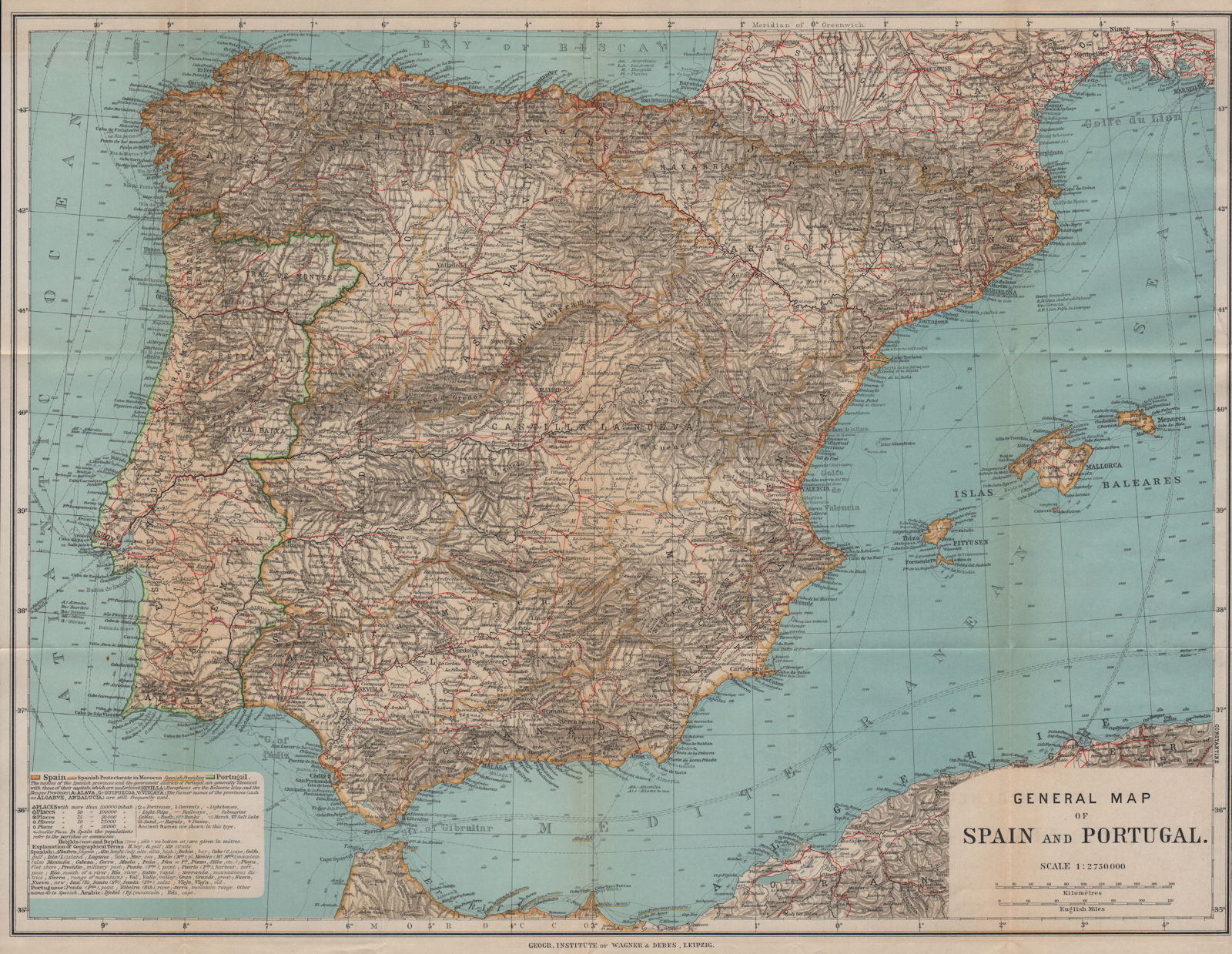 Associate Product Spain España & Portugal. Presidios. Moroccan protectorate. Iberia mapa 1913