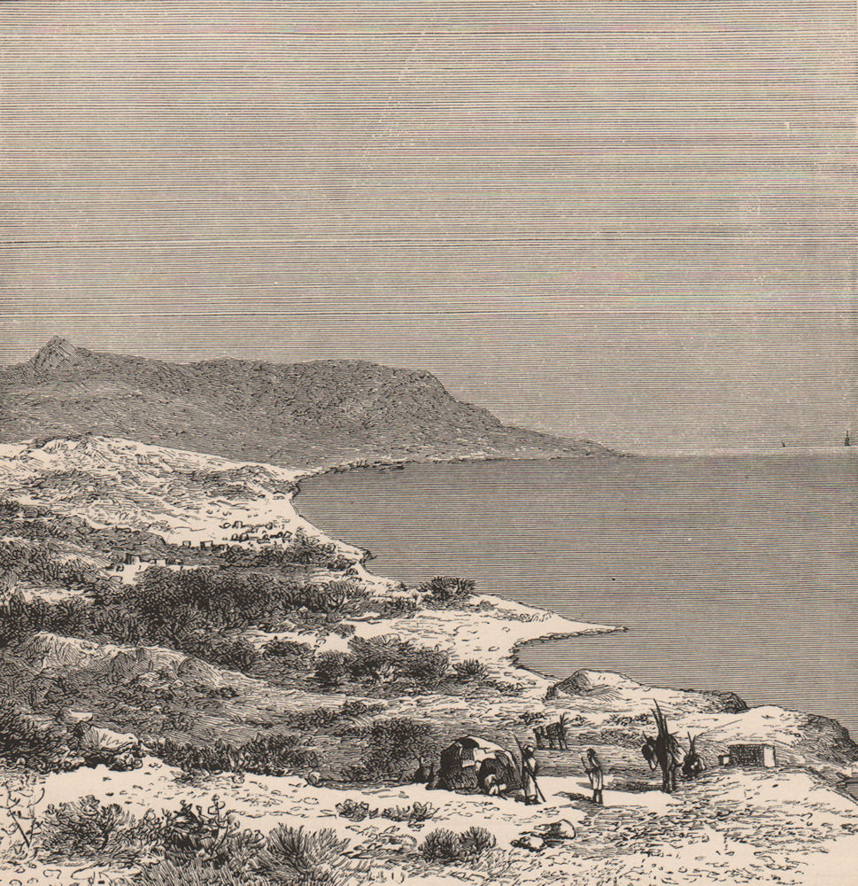 Cape Guardafui. Ras Asir. Somalia 1885 old antique vintage print picture