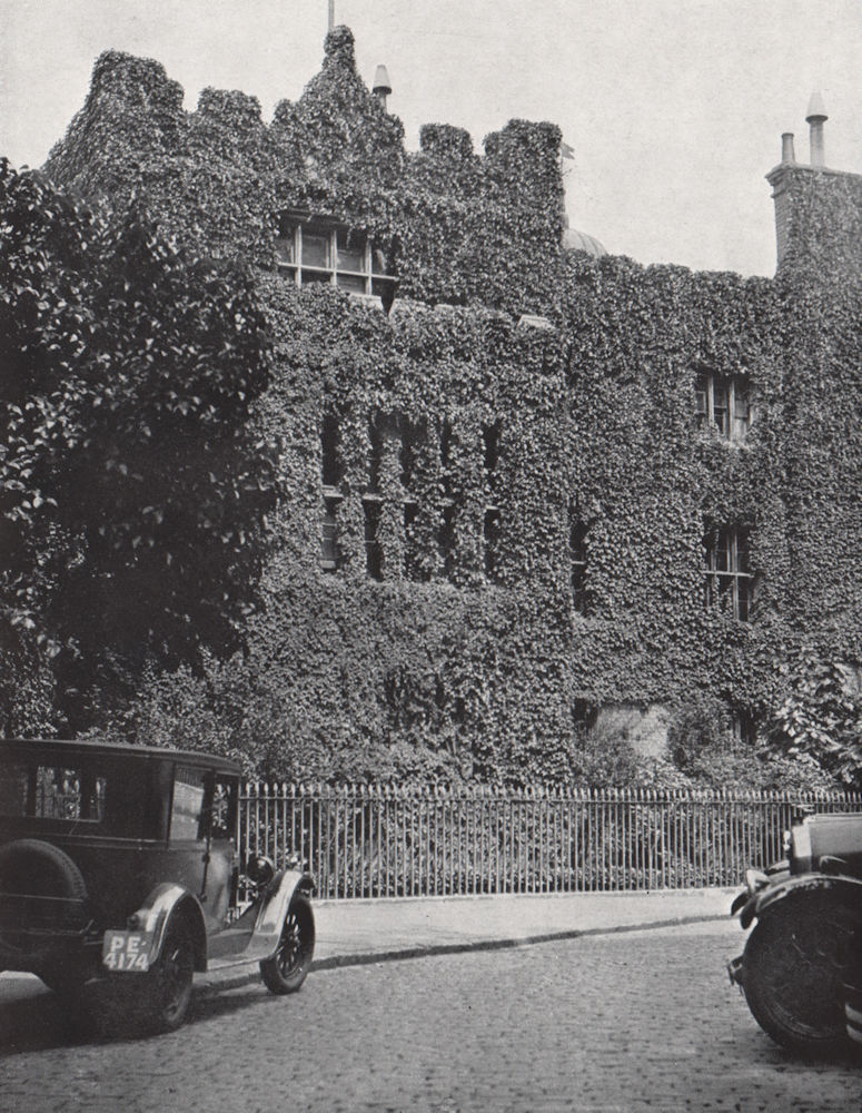 Charterhouse. E.O. HOPPÉ. London 1930 old vintage print picture