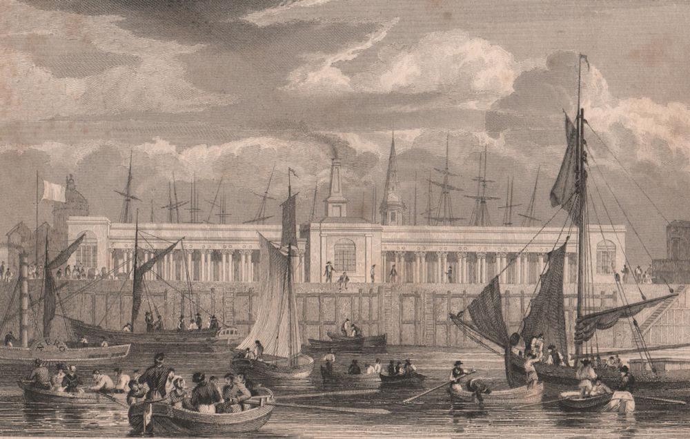 Associate Product St. George's Pierhead salt-water baths, George's Parade. Liverpool. PYNE 1829