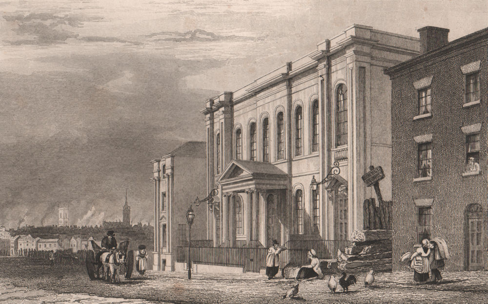 Irwell Street Weslyan Methodist Church, Salford. Manchester. HARWOOD 1829