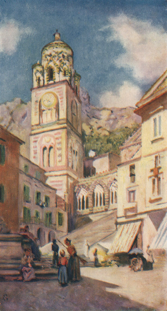 Associate Product AMALFI. 'Cathedral of Amalfi' by Augustine Fitzgerald. Italy 1904 old print