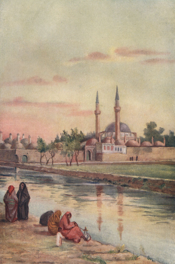 Associate Product DAMASCUS. Tekkiye Mosque by Margaret Thomas. Syria 1908 old antique print