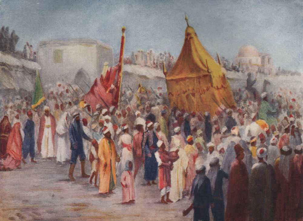 Associate Product 'Return of the Haj from Mecca to Damascus' by Margaret Thomas. Syria 1908