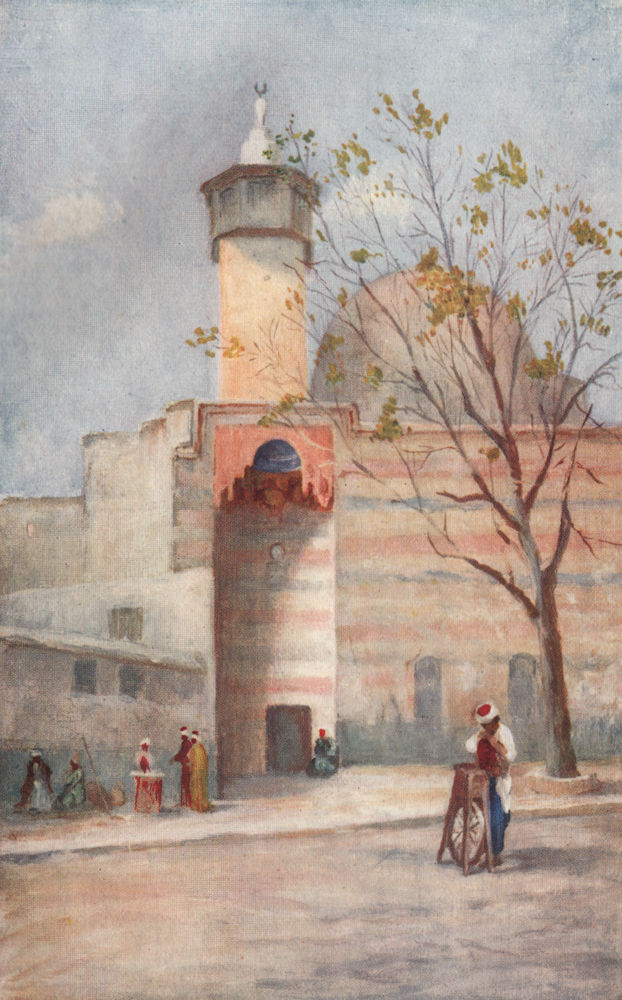 Associate Product 'Mosque of the Holy Flag, Damascus' by Margaret Thomas. Syria 1908 old print