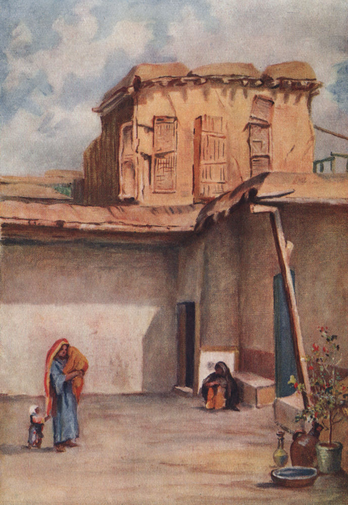 Associate Product 'House of Ananias, Damascus' by Margaret Thomas. Syria 1908 old antique print