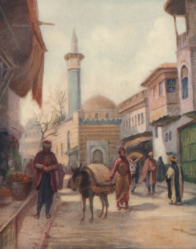Associate Product 'The Dervishiyeh Mosque, Damascus' by Margaret Thomas. Syria 1908 old print