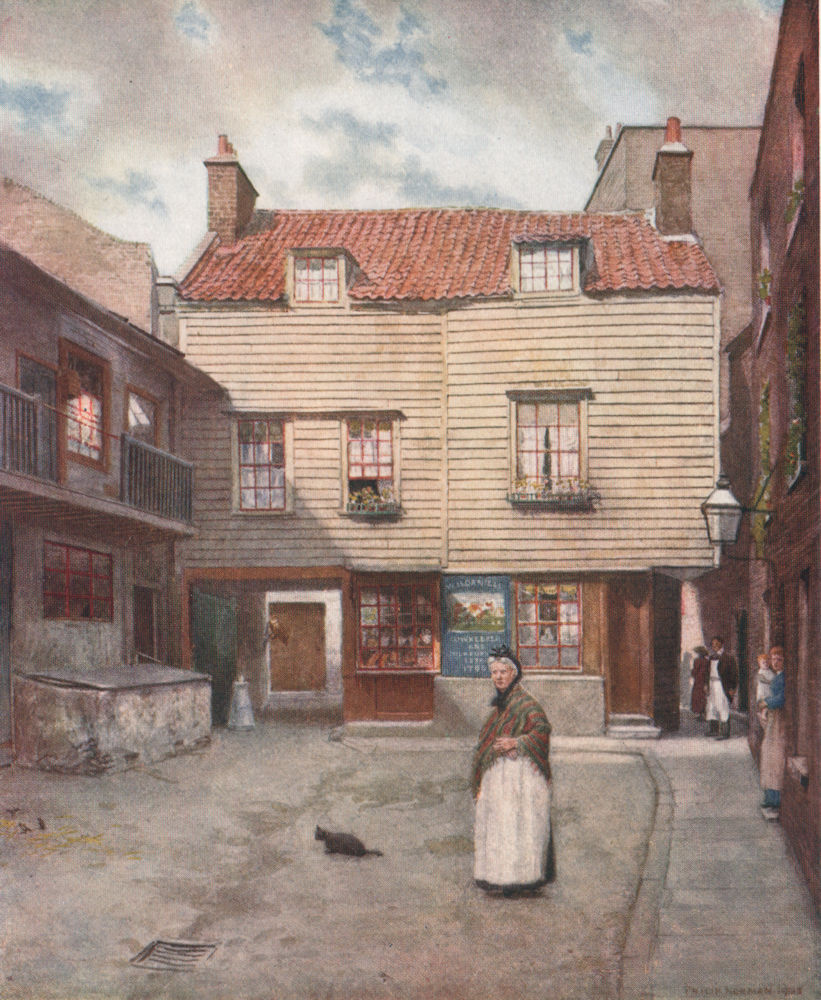 Associate Product White Hart Yard, Brooke Street Holborn 1903. Philip Norman. Vanished London 1905