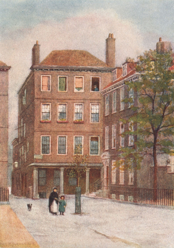 Associate Product 'No. 15 Gray's Inn Square' by Philip Norman. Vanished London 1905 old print