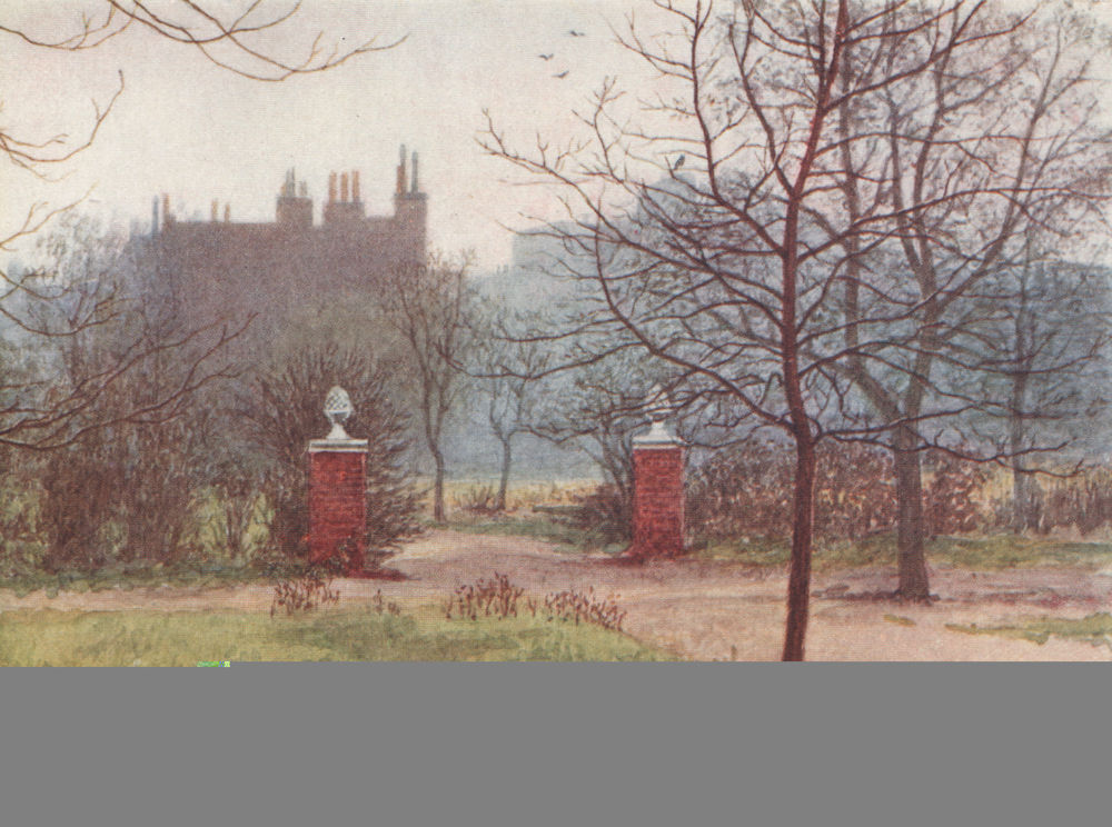 Associate Product Scarsdale House garden, Kensington, 1892. Philip Norman. Vanished London 1905