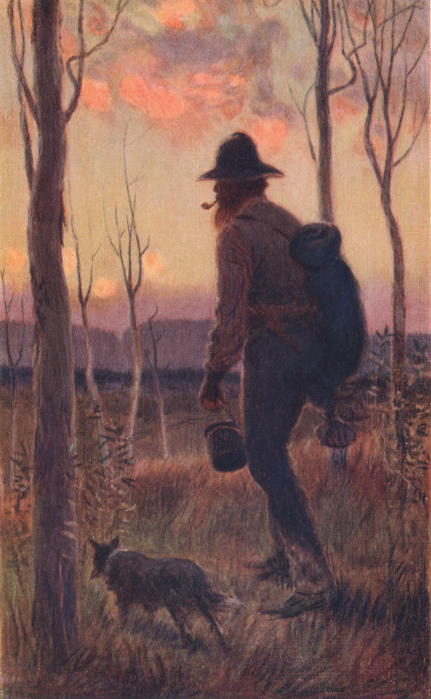 Associate Product 'The Nomad of the Australian interior' by Percy Spence. Australia 1910 print