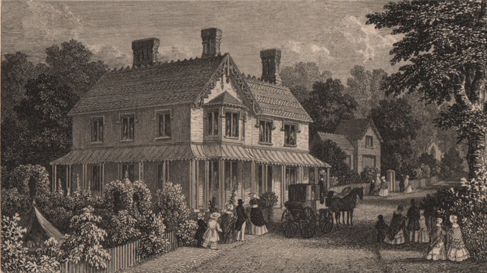 Associate Product SOUTHAMPTON. Netley Abbey Hotel & Boarding House, James Harris. BRANNON 1853