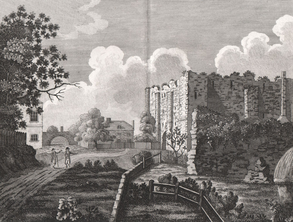 Associate Product CANTERBURY. 'A View of the castle & of the antient Worthgate'. GOSTLING 1825