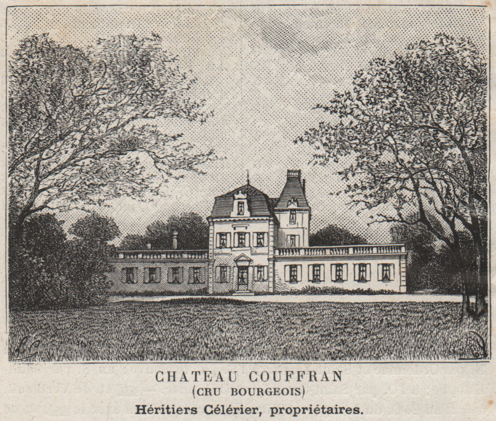 MÉDOC. SAINT-SEURIN-DE-CADOURNE. Chateau Couffran (Cru Bourgeois). SMALL 1908