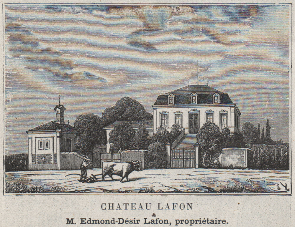 GRANDS VINS BLANCS. SAUTERNES. Chateau Lafon. Lafon. Bordeaux. SMALL 1908