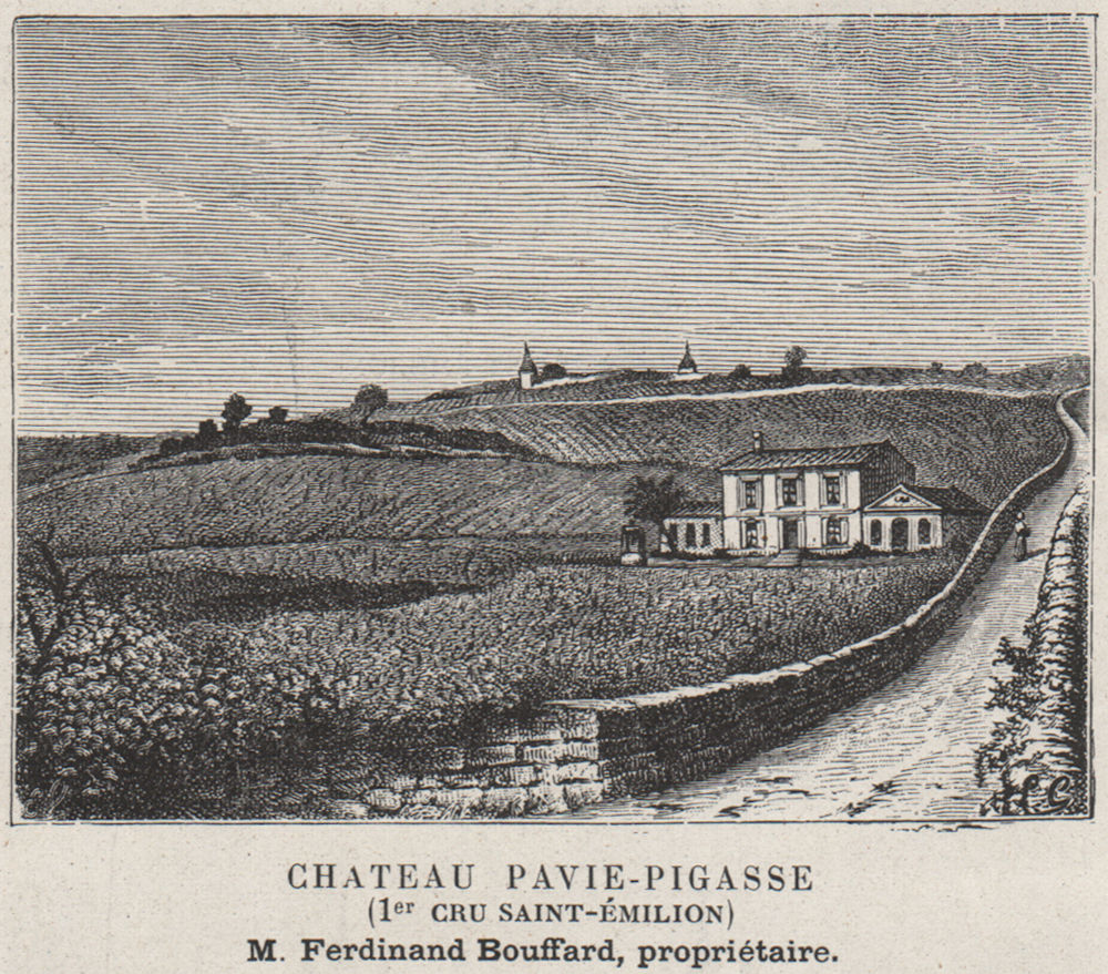 SAINT-ÉMILIONNAIS. Chateau Pavie-Pigasse (1er Cru Saint-Émilion). SMALL 1908