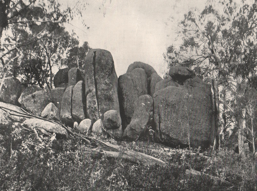 Associate Product Buffalo Mountains. Group of Tors; north-east jointing. Victoria, Australia 1908