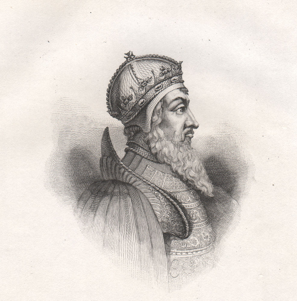 Sigismund Augustus, the last Jagiellonian. Poland 1835 old antique print