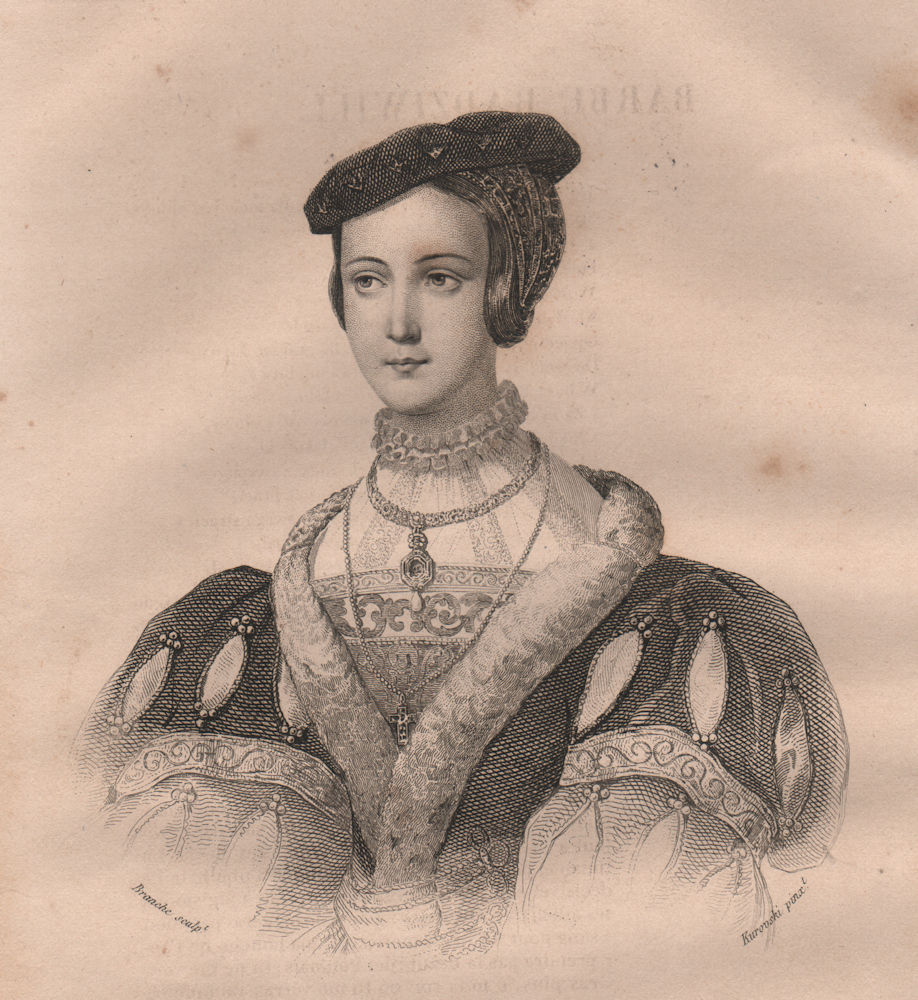 Barbara Radziwill, Queen of Poland and Grand Duchess of Lithuania. Poland 1836