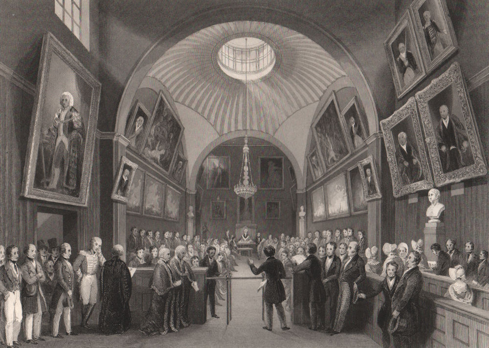 Court of Common Council, Guildhall. Presentation of a petition. LONDON 1841