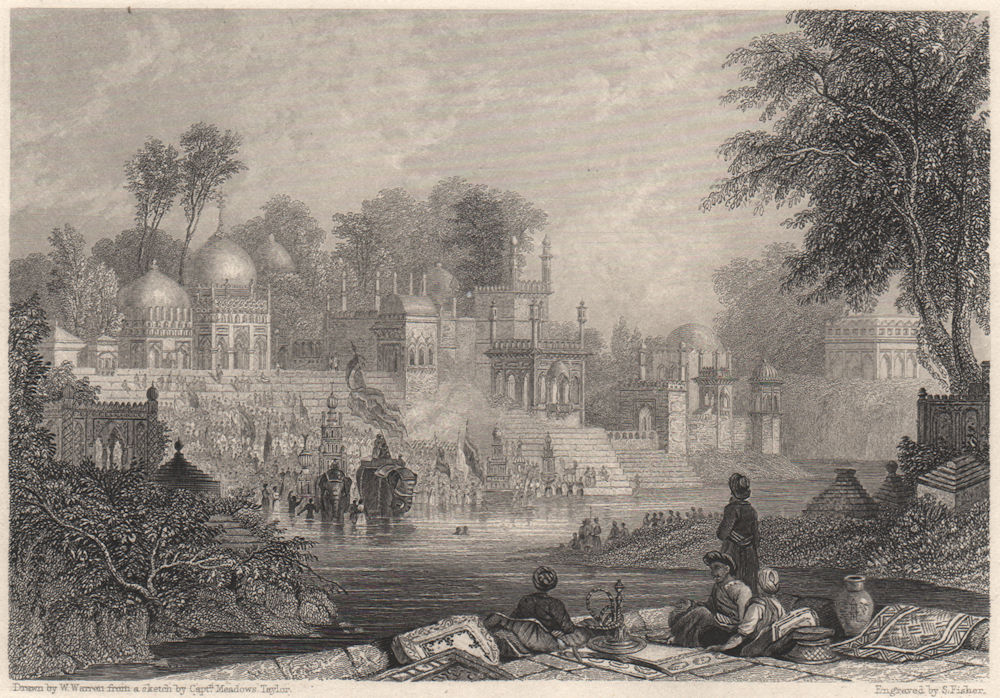 Shrine of Shah Dulha Rehman Ghazi, Ellichpur (Achalpur), India. Islam 1840