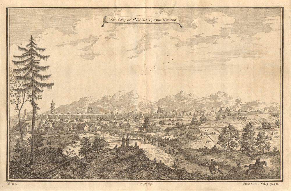 Associate Product A view of ''The City of Pekin'. Peking or BEIJING, China. After NIEUHOF 1746