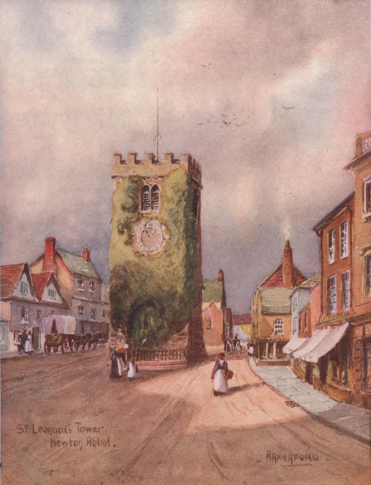 Associate Product St Leonard's Tower, Newton Abbot, South Devon, by Charles E. Hannaford 1907
