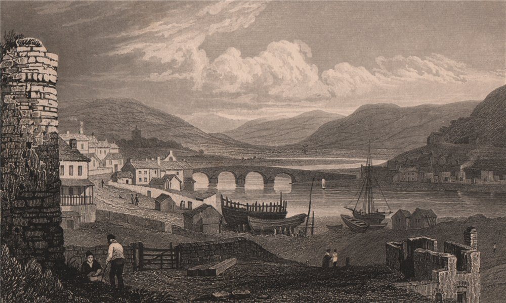 Associate Product Vale of the Rheidol, near Aberystwyth, Cardiganshire, by Henry Gastineau 1835