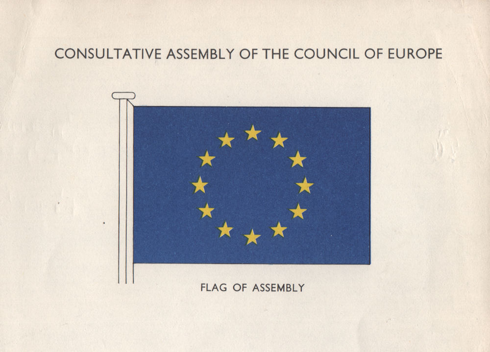 CONSULTATIVE ASSEMBLY OF THE COUNCIL OF EUROPE. Flag of Assembly. EU EEC EC 1958