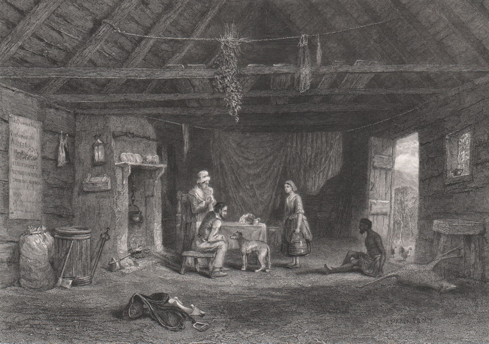 "Australian Shepherd's Hut", by E.C. BOOTH/J.S. PROUT. Victoria, Australia c1874