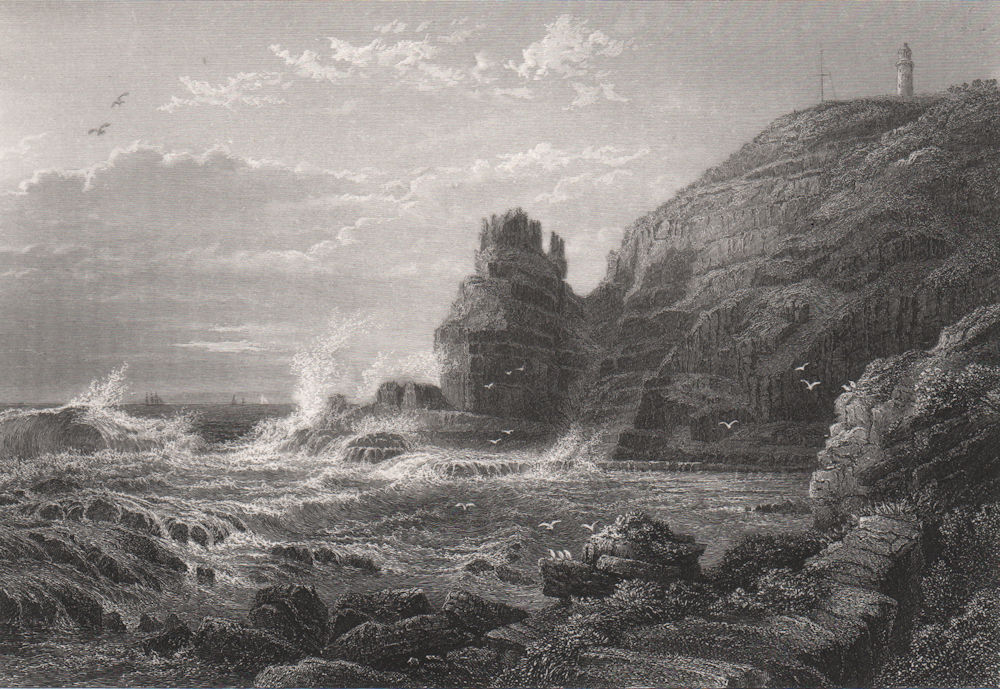 "Cape Schank, Victoria". Edwin Carton BOOTH/Nicholas CHEVALIER. Australia c1874