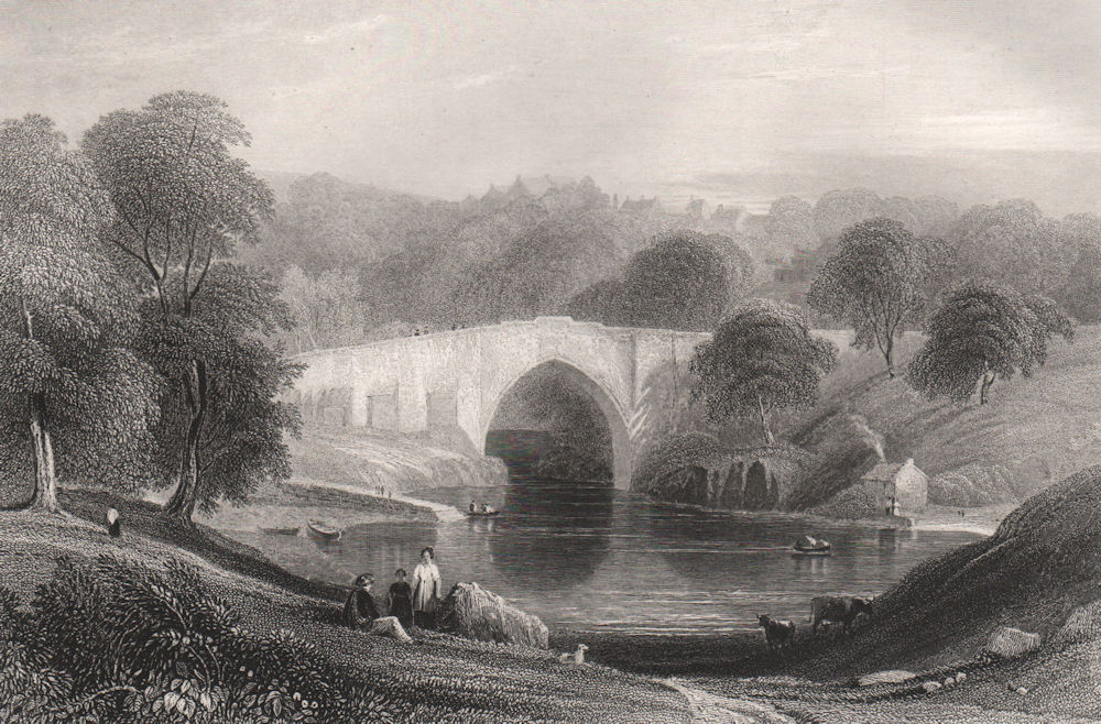 Associate Product Bridge of Don. Or Brig o'Balgownie, Aberdeenshire. Scotland. PURSER c1840