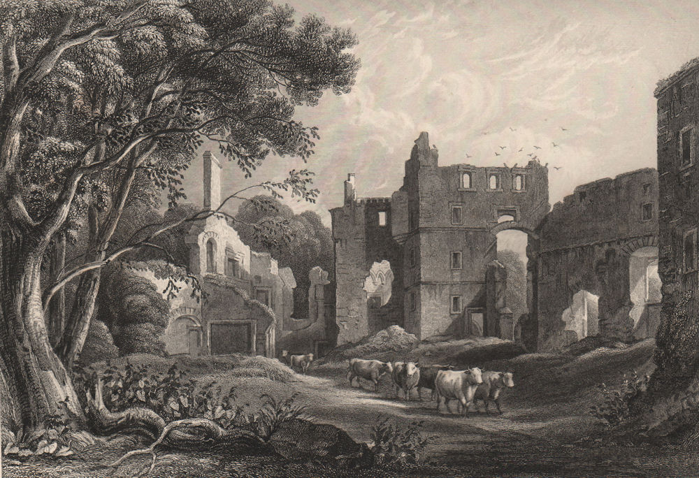 Balmbreich Castle, Fife, Scotland. Ballinbreich Castle. STEWART 1868 old print